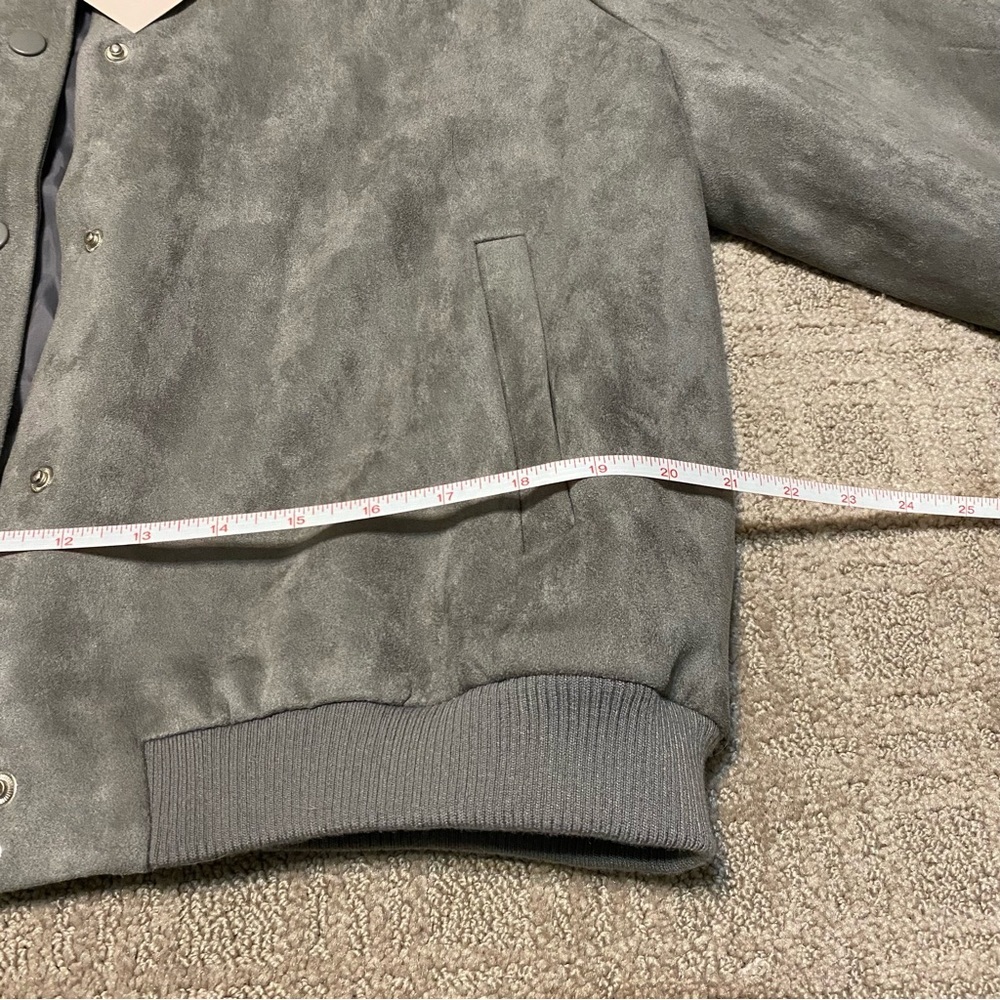 NWT {superdown} Emily Button Up Bomber Jacket ~ Size Medium - Picture 16 of 16